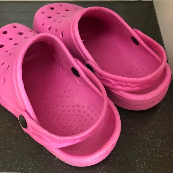 Pink youth summer clogs - Picture 7 of 9